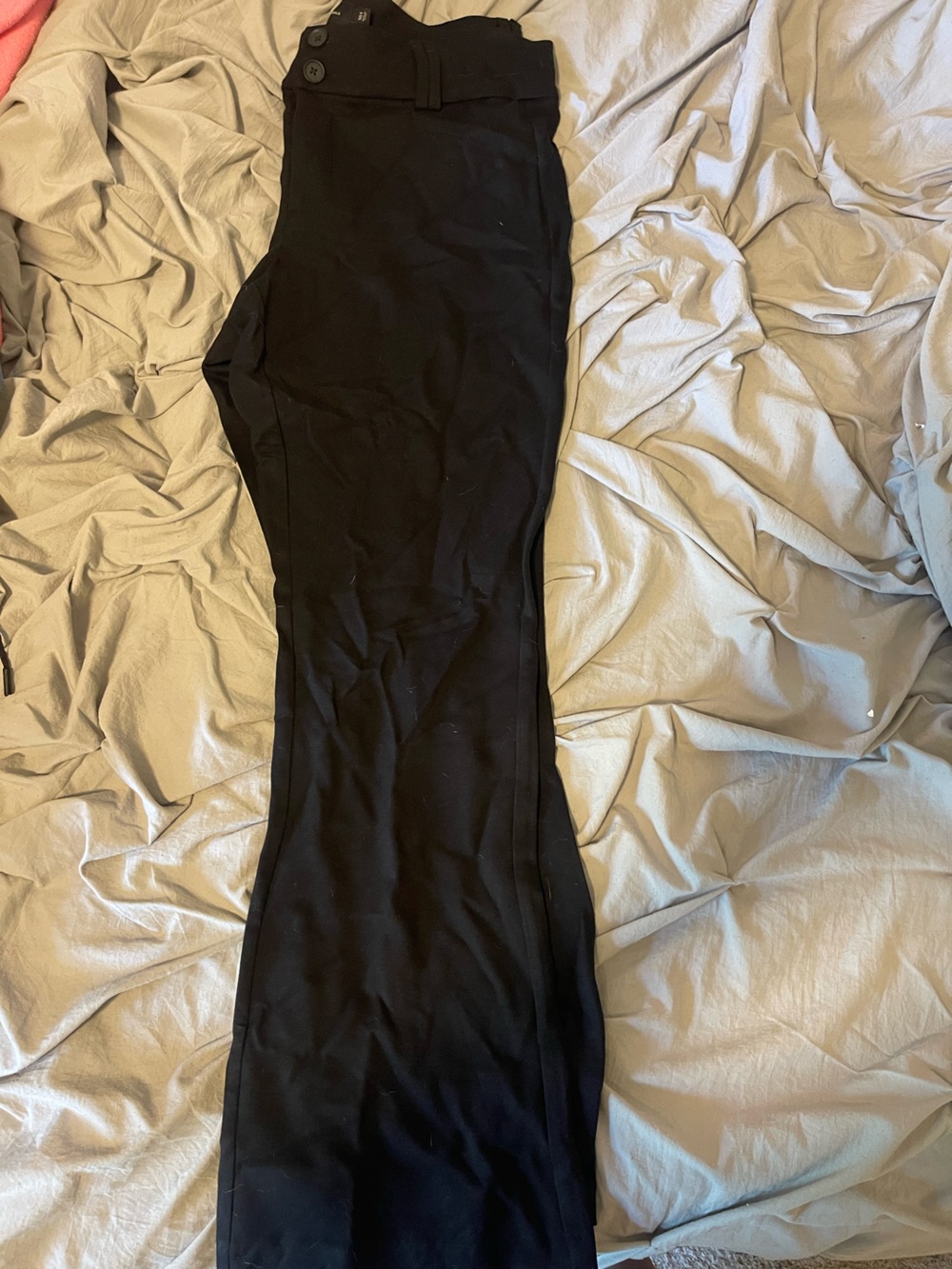 torrid Black High-Rise Flare Trousers
